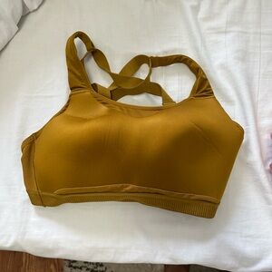 Lululemon Energy Bra Gold Spice 34D Like new